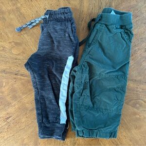 🦖18mo Boys Warm Pants Bundle 💙